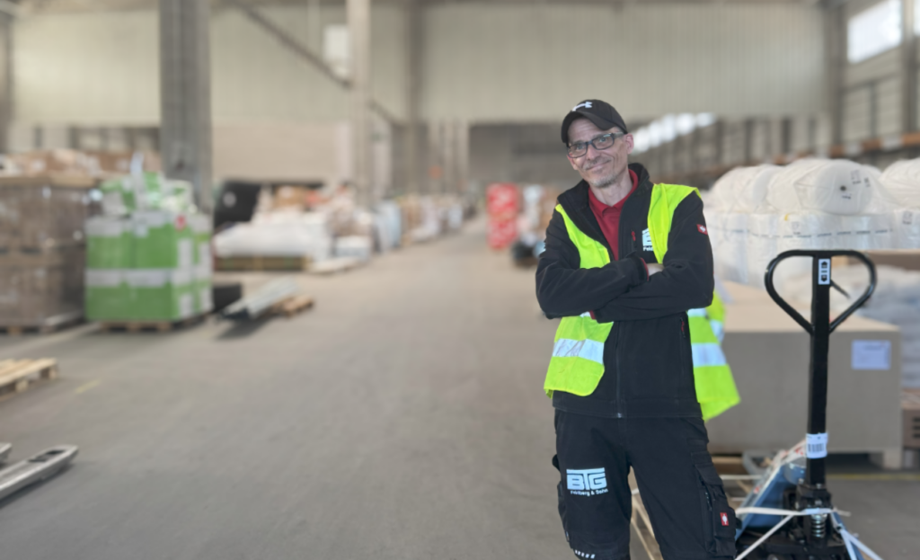 Lagermitarbeiter BTG Feldberg & Sohn