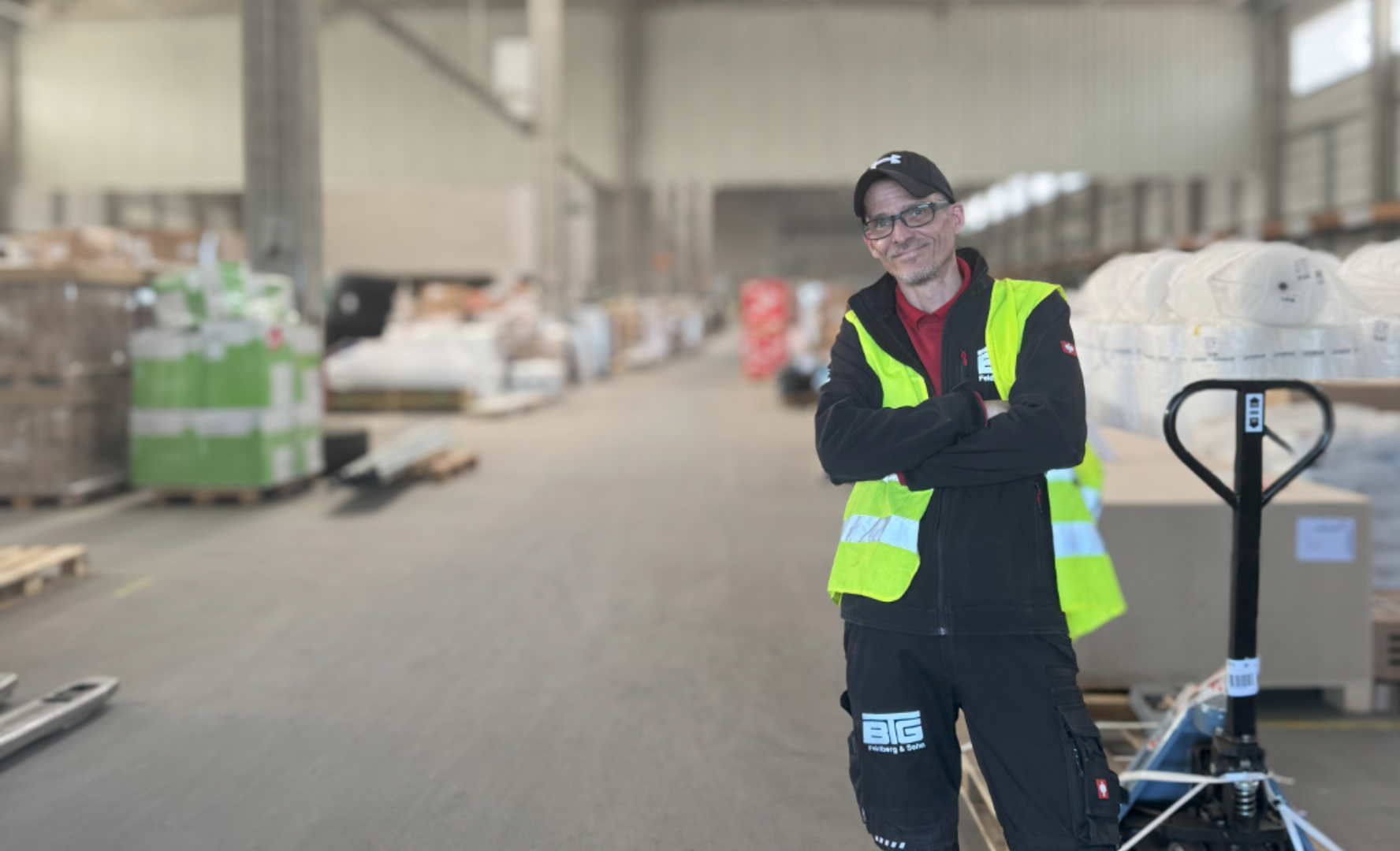 Lagermitarbeiter BTG Feldberg & Sohn